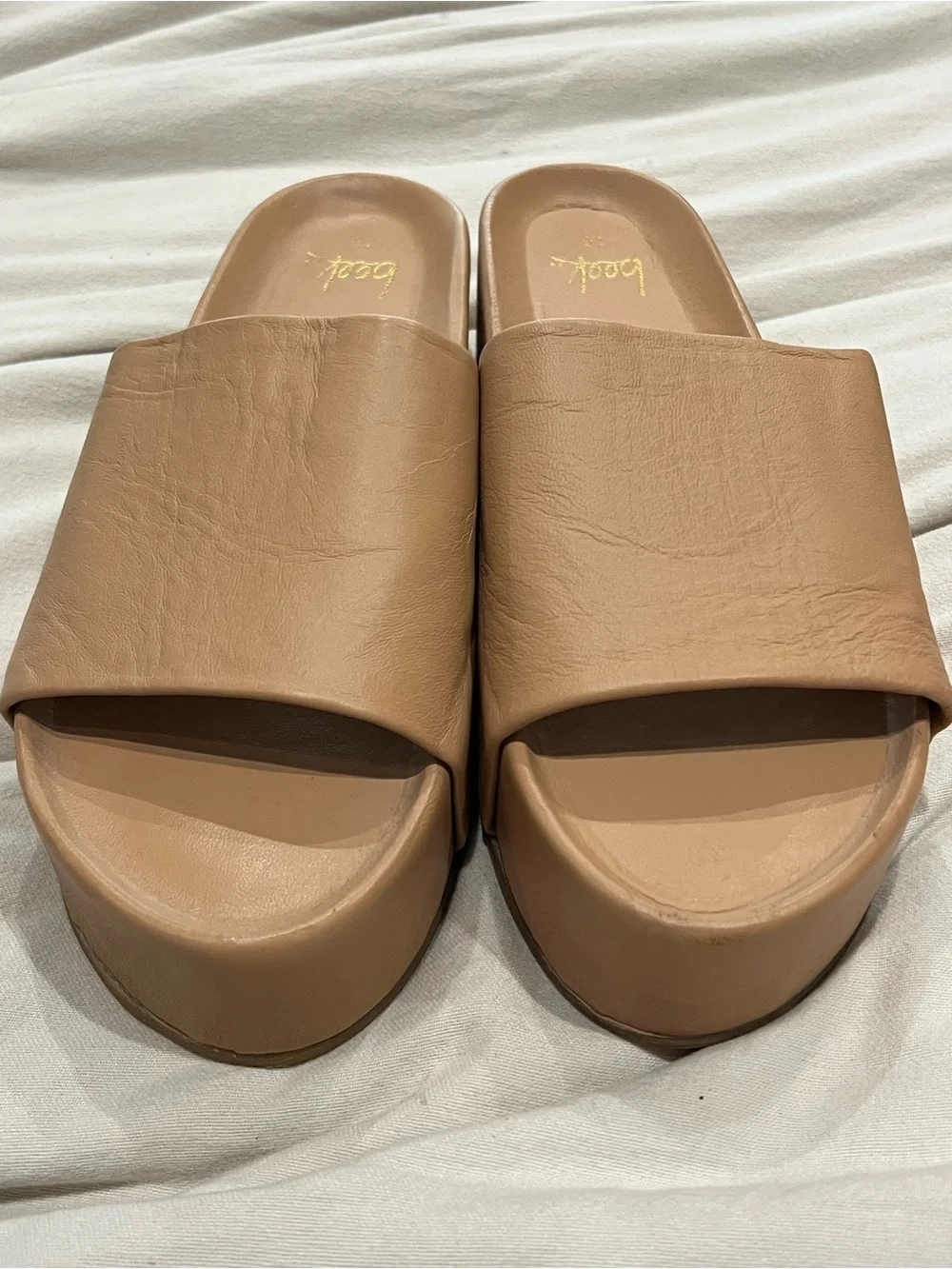 Beek Albatross Platform Sandal Size 10 NWOT RT $320